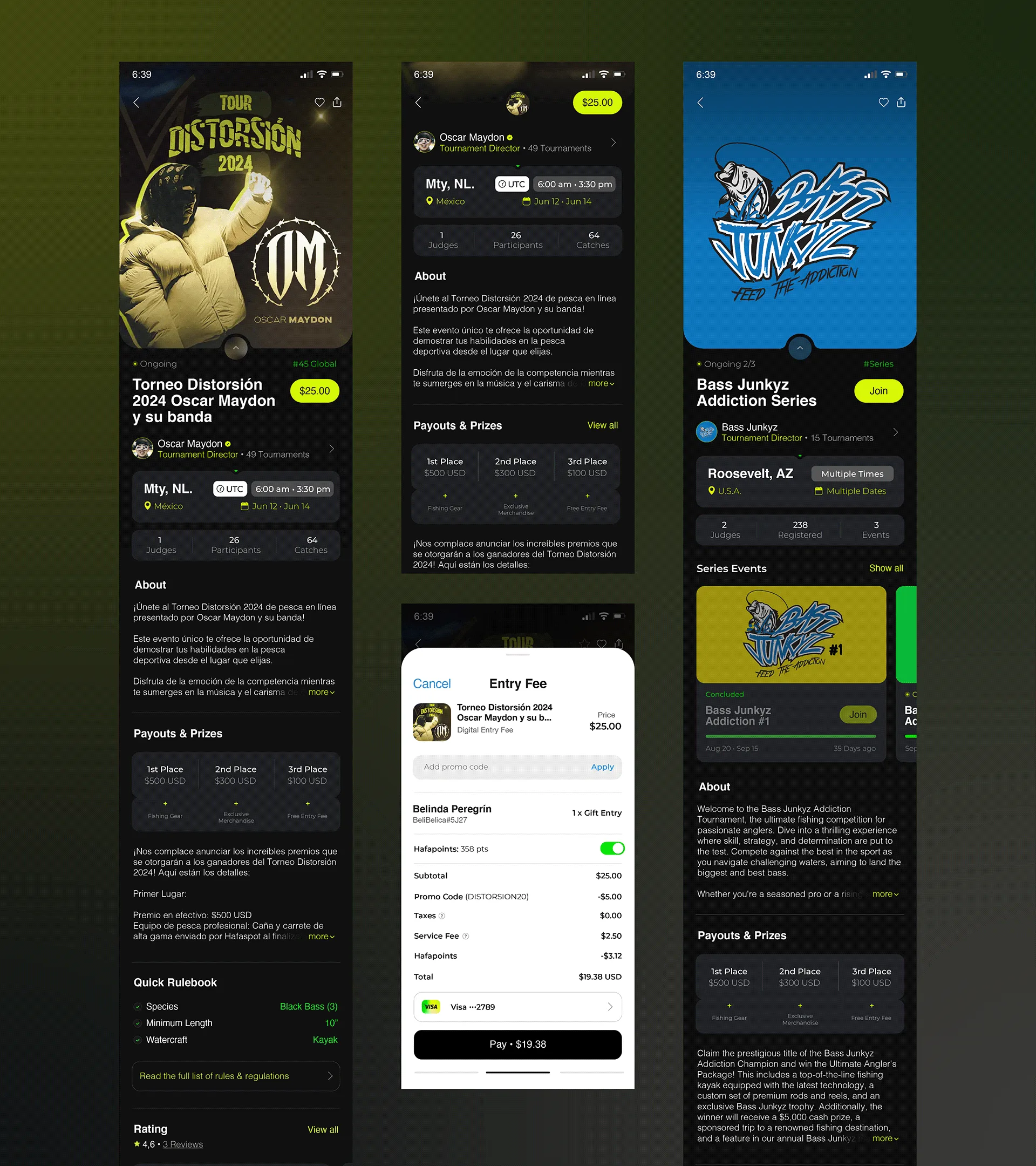 Hafaspot Tournament Dashboard